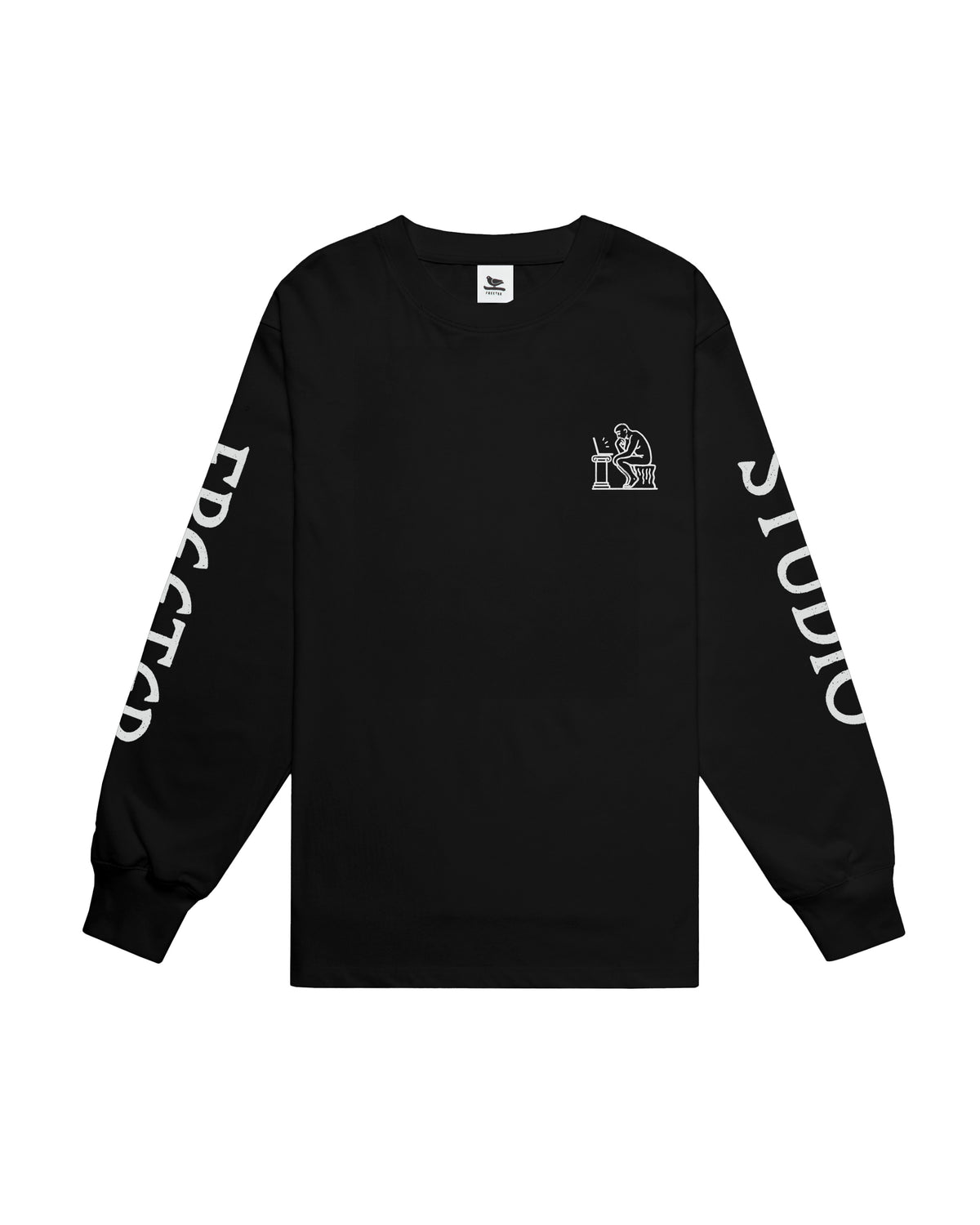 Thinker longsleeve t-shirt black